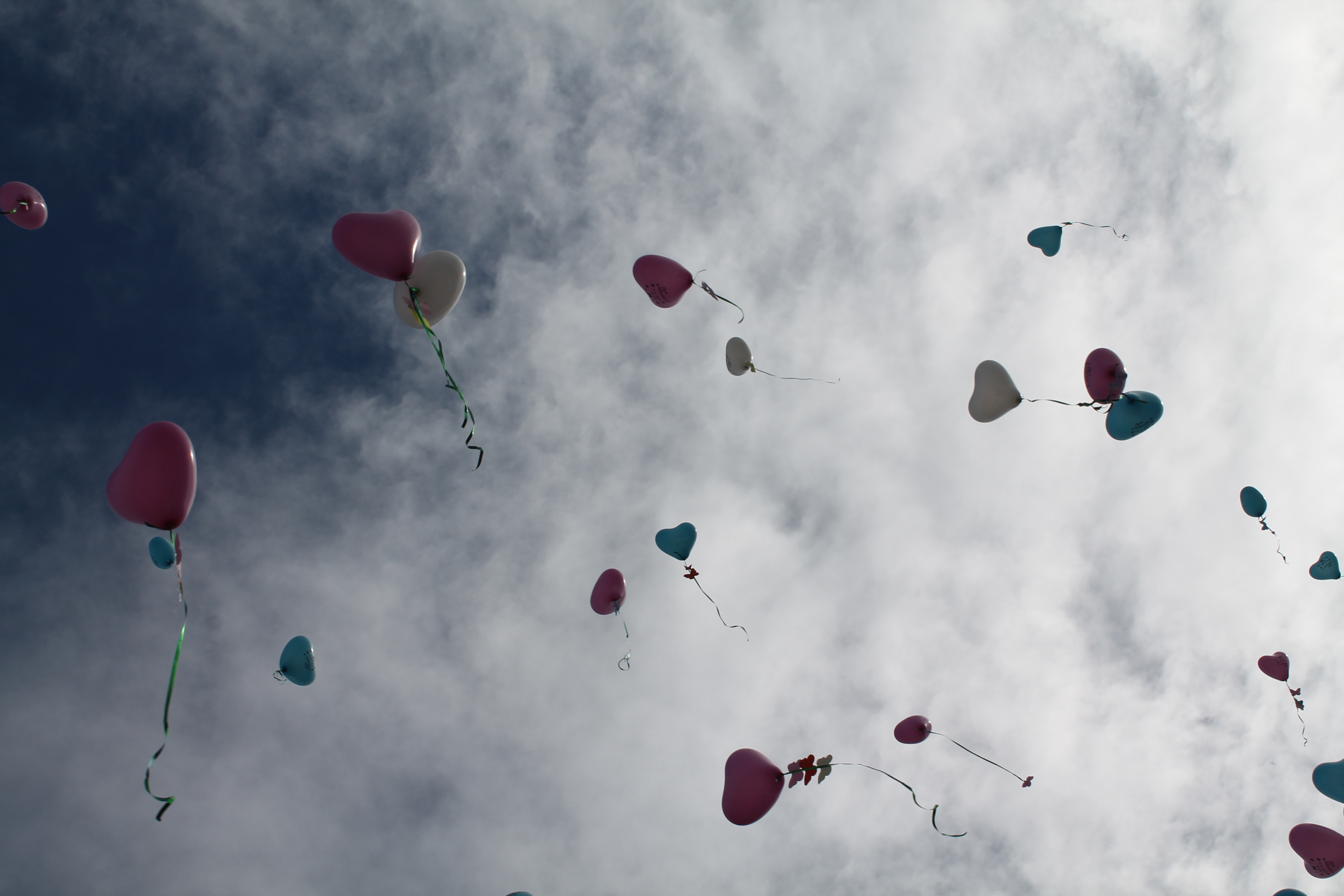 Ottobre e i palloncini che volano in alto