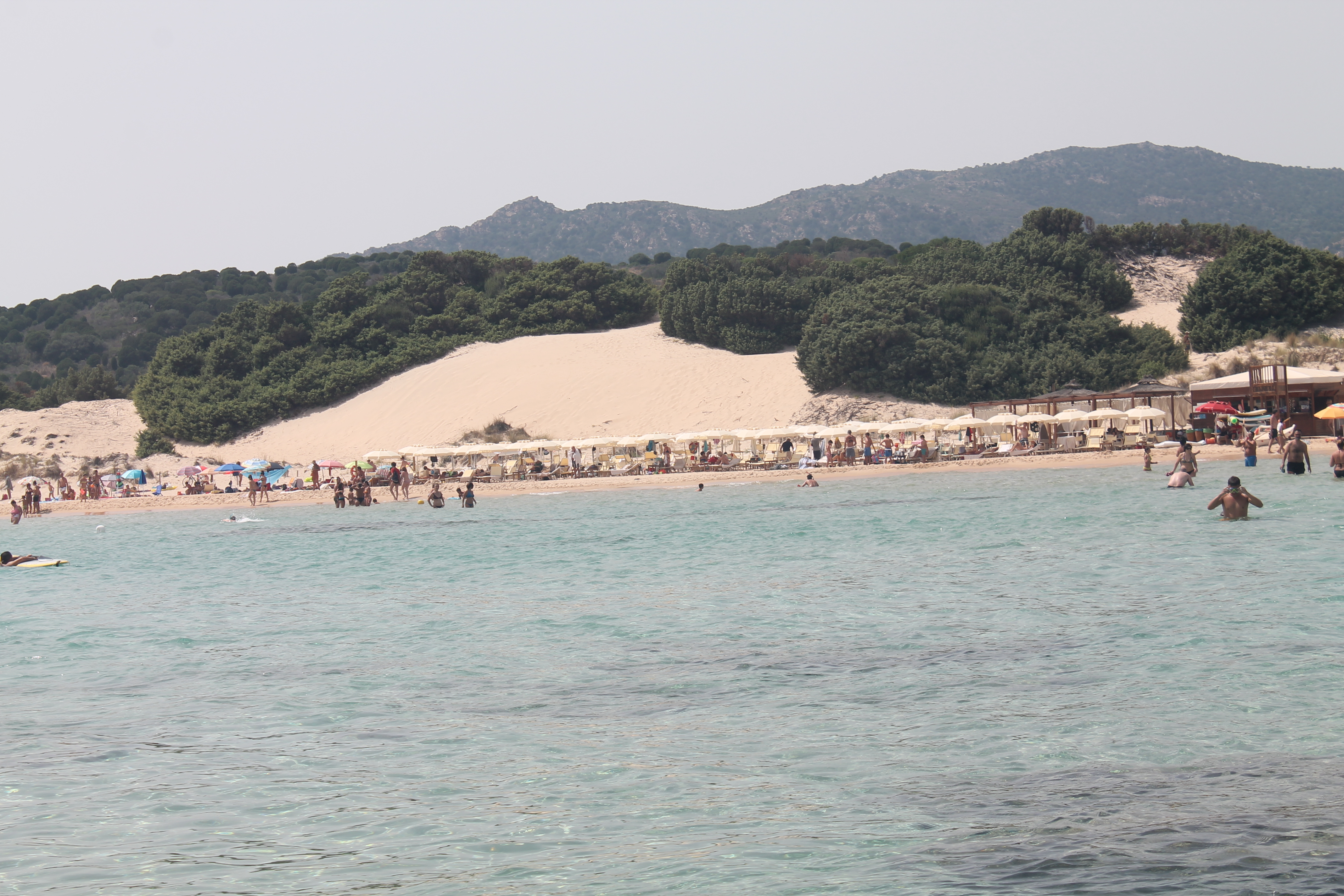 Su Giudeu, mare e fenicotteri a Chia