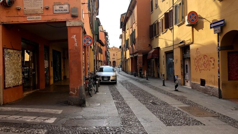 Un bambino col triciclo