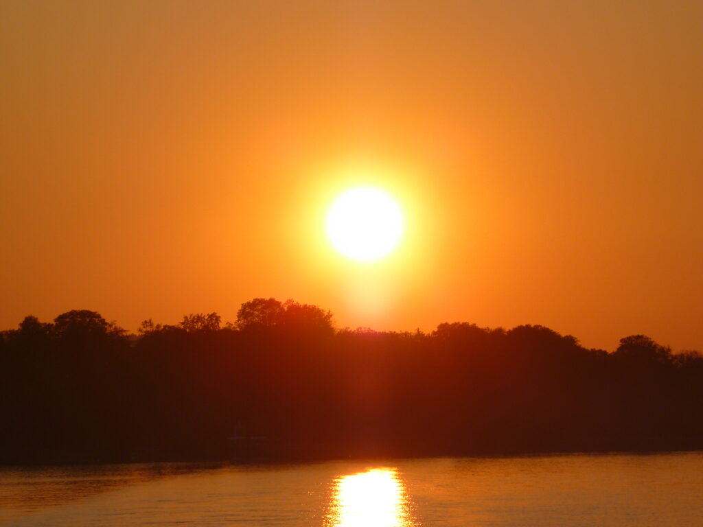 Tramonto sul Chiemsee