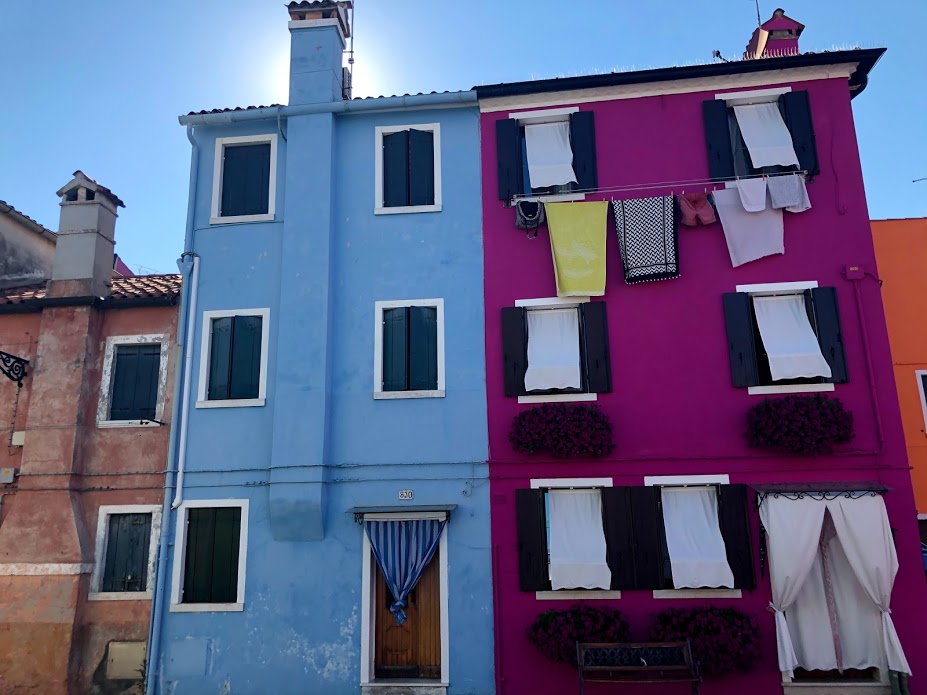 Burano, case colorate