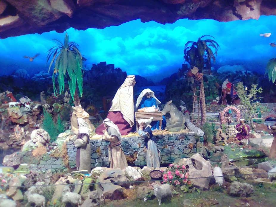 Dettaglio del presepe di Sant.Ignazio. Cagliari.2018